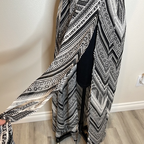 Bailey Blue Aztec Print Boho Maxi Dress XL - Picture 4 of 8